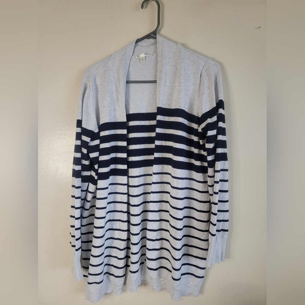 Cyrus Womens Striped Cardigan